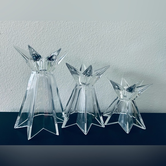 3 Set of Nachtmann Fine Crystal Galaxy Candleholders and Vases | Germany | - Picture 5 of 5